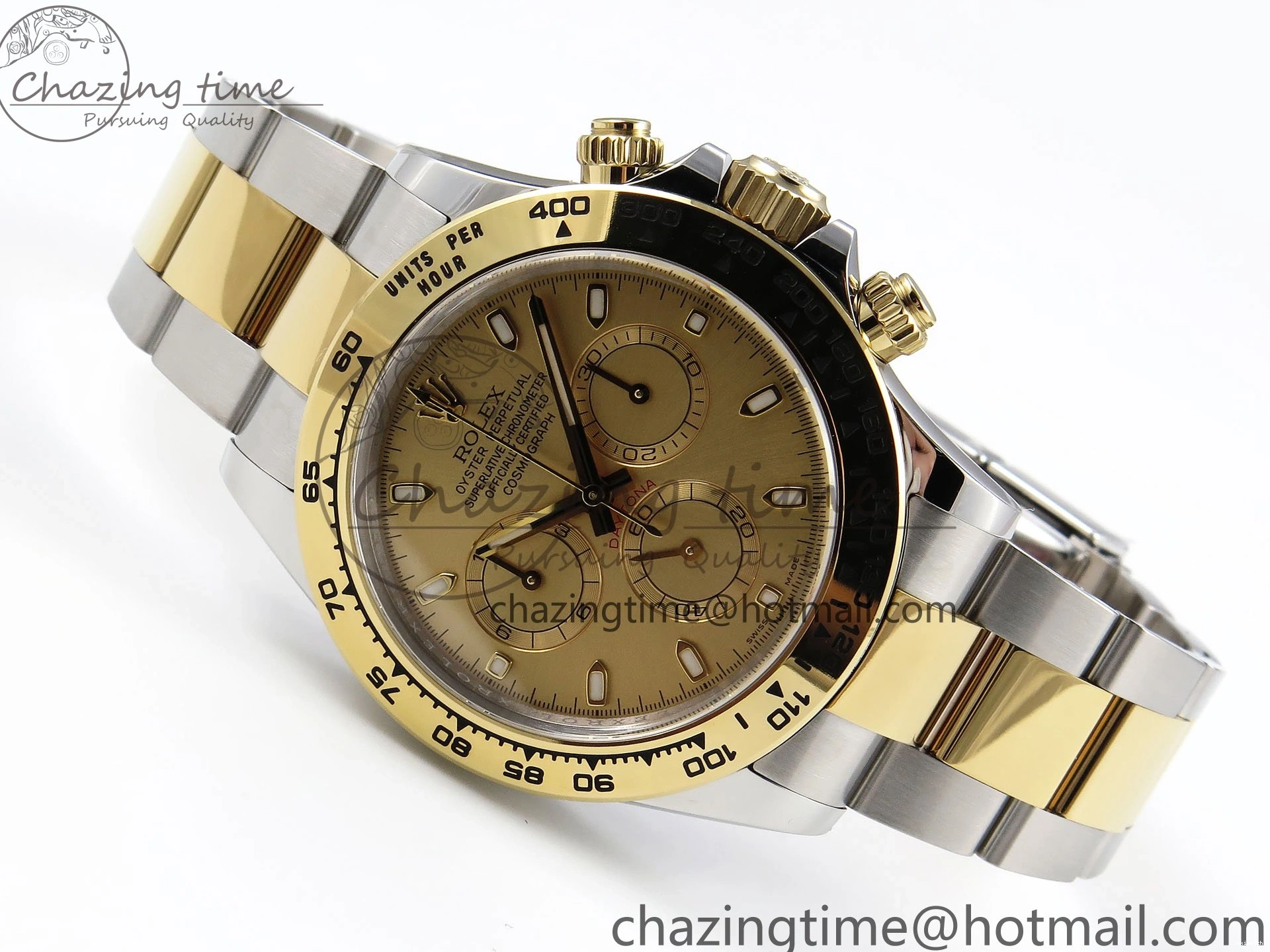 Best YG SS SA4130 1:1 Clean 116503 on Bracelet YG Daytona V2 Edition Dial 0119